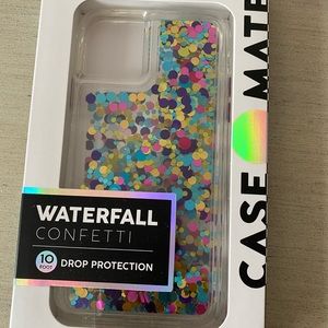 11Pro Max Confetti Waterfall Case. Brand new!